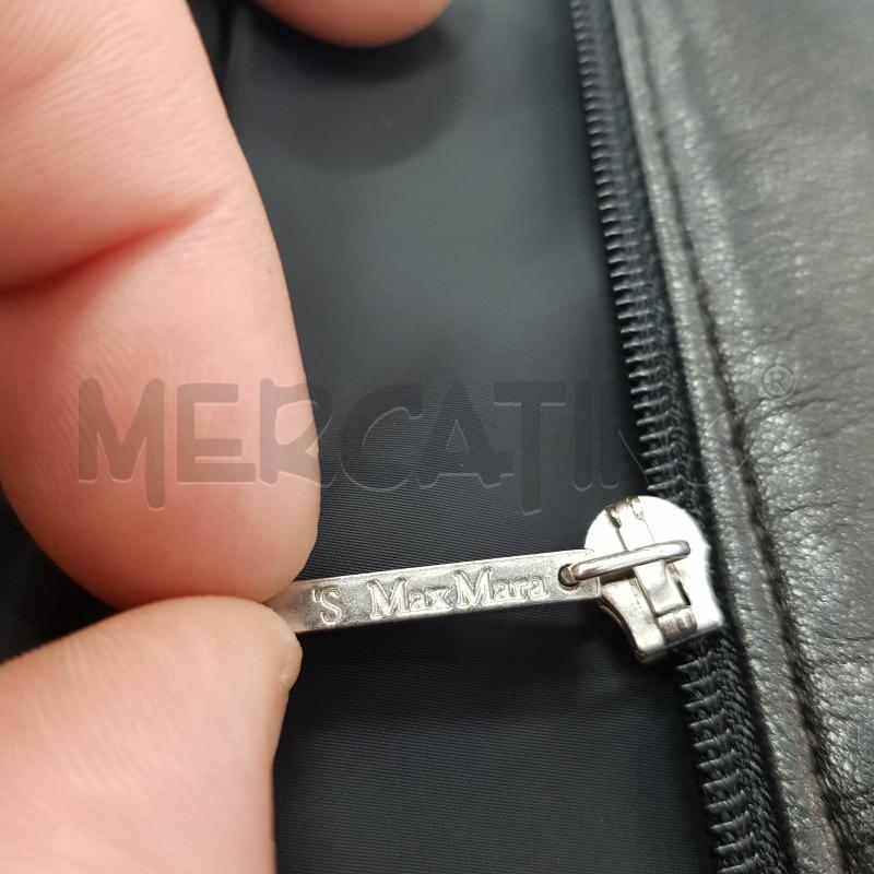GIACCA D MAX MARA PELLE NERA | Mercatino dell'Usato Civitavecchia 5