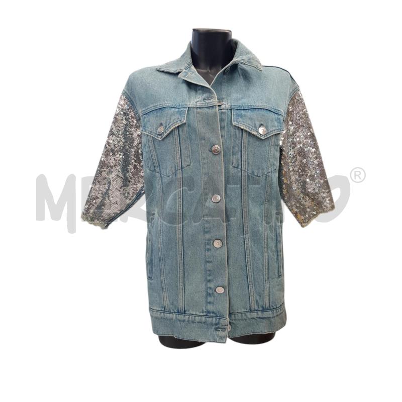GIACCA D TRUSSARDI DENIM MANICHE PAILETTES | Mercatino dell'Usato Civitavecchia 1