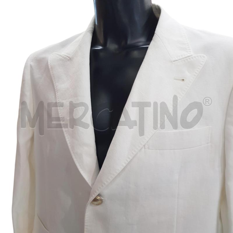 GIACCA U BRUNO CUCINELLI BIANCA 3 BOTTTONI  NUOVO | Mercatino dell'Usato Civitavecchia 2