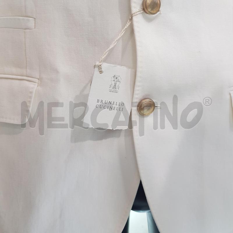 GIACCA U BRUNO CUCINELLI BIANCA 3 BOTTTONI  NUOVO | Mercatino dell'Usato Civitavecchia 5