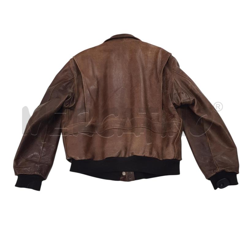 GIACCA U CHEVIGNON VINTAGE PELLE MARRONE | Mercatino dell'Usato Civitavecchia 2