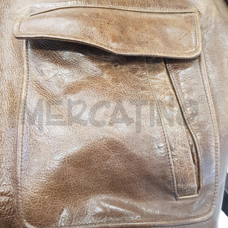 GIACCA U CHEVIGNON VINTAGE PELLE MARRONE | Mercatino dell'Usato Civitavecchia 3