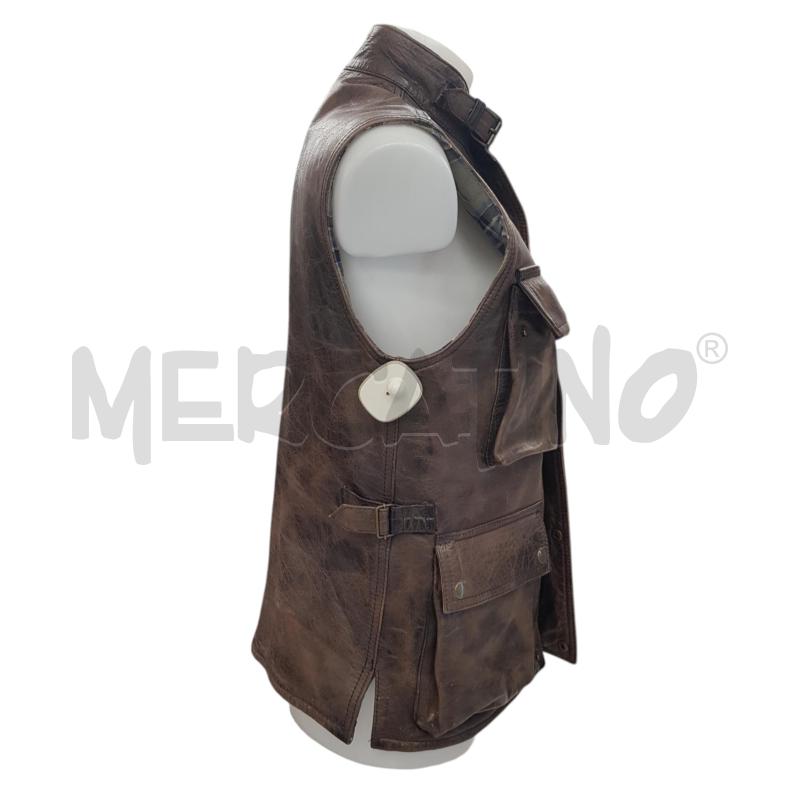 GILET D BELSTAFF PELLE TESTA DI MORO | Mercatino dell'Usato Civitavecchia 2