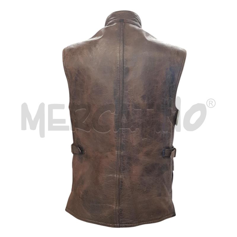 GILET D BELSTAFF PELLE TESTA DI MORO | Mercatino dell'Usato Civitavecchia 3