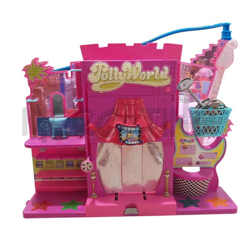 GIOCO POLLY POCKET MUSICAL PARK+SCATOLA PERSONAGGI E ACCESSORI | Mercatino dell'Usato Civitavecchia 1