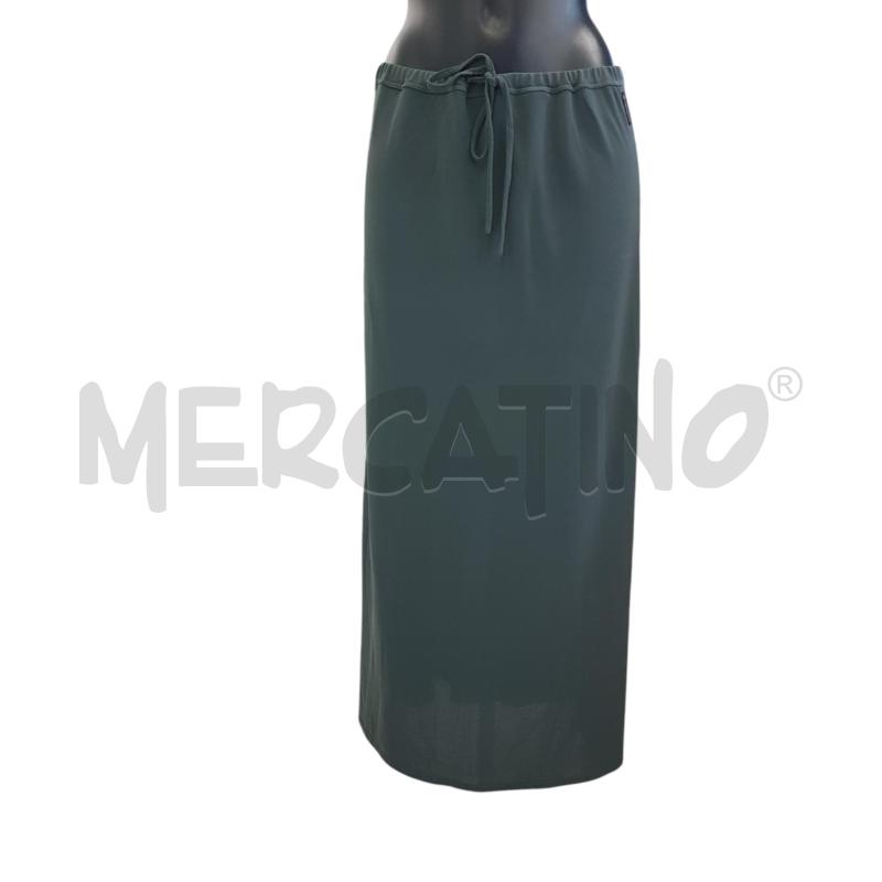 GONNA ARMANI JEANS PIQUET VERDE LUNGA | Mercatino dell'Usato Civitavecchia 1