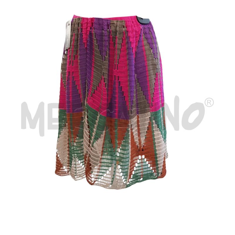 GONNA ETRO COTONE LAVORATA MULTICOLOR | Mercatino dell'Usato Civitavecchia 1