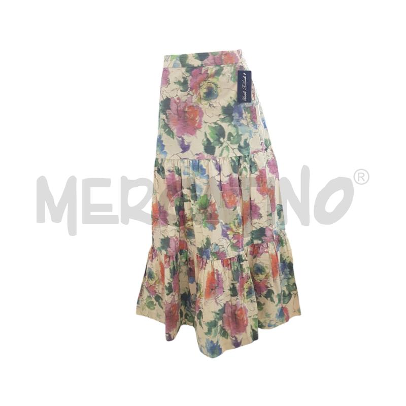 GONNA PINKO BEIGE FLOREALE  | Mercatino dell'Usato Civitavecchia 1