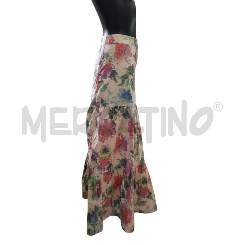 GONNA PINKO BEIGE FLOREALE  | Mercatino dell'Usato Civitavecchia 2
