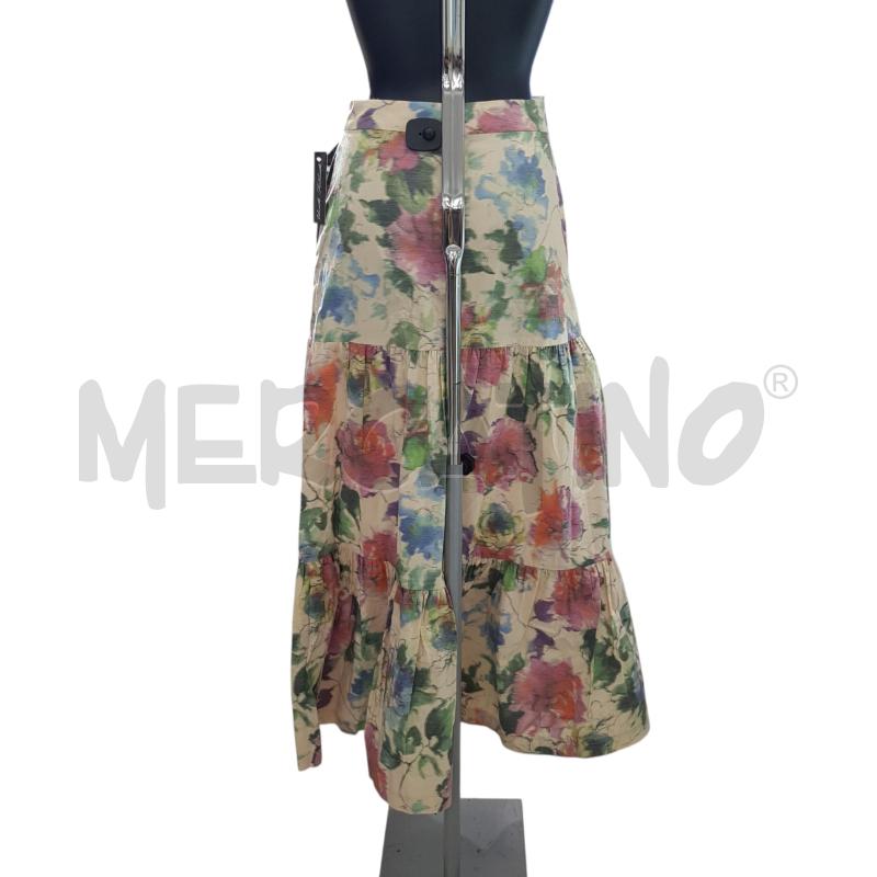 GONNA PINKO BEIGE FLOREALE  | Mercatino dell'Usato Civitavecchia 3