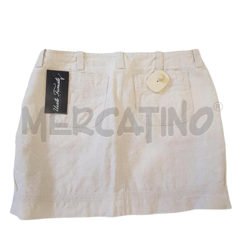 GONNA SPORT MAX LINO ECRU | Mercatino dell'Usato Civitavecchia 3