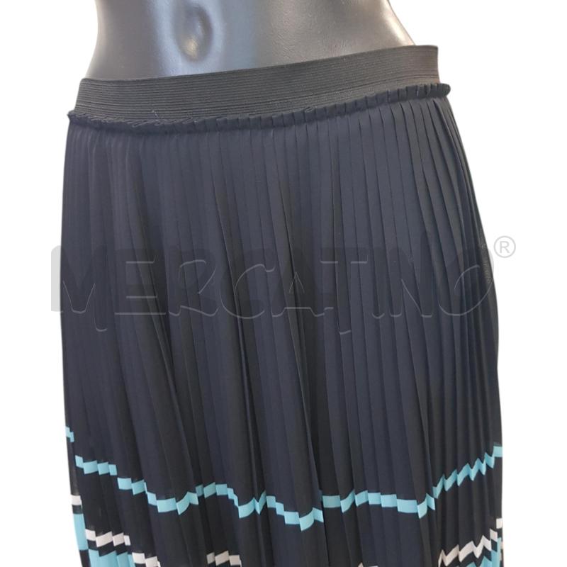 GONNA TRUSSARDI BLU PLISSETTATA RIGHE MULTI COL | Mercatino dell'Usato Civitavecchia 2
