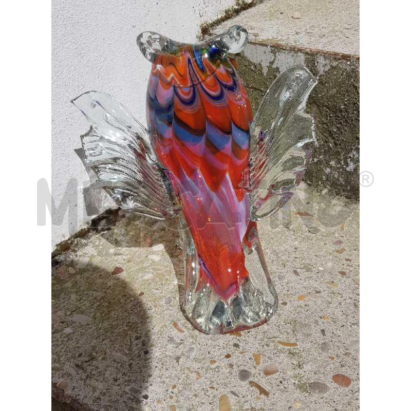 GUFO VETRO LAVORAZIONE MURANO ALTEZZA 23CM | Mercatino dell'Usato Civitavecchia 3