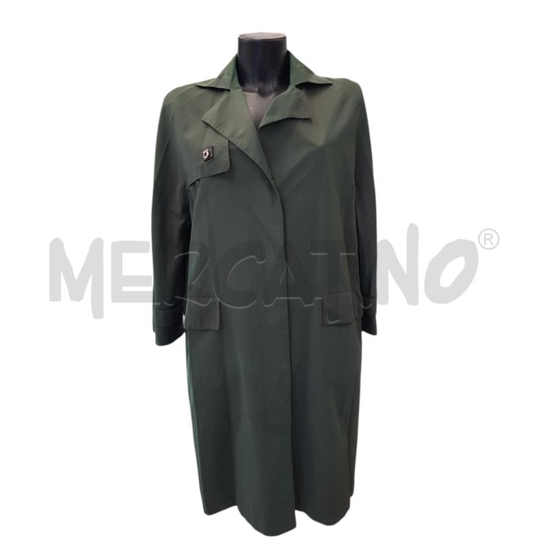 IMPERMEABILE D FERRAGAMO VERDE CANGIANTE | Mercatino dell'Usato Civitavecchia 1