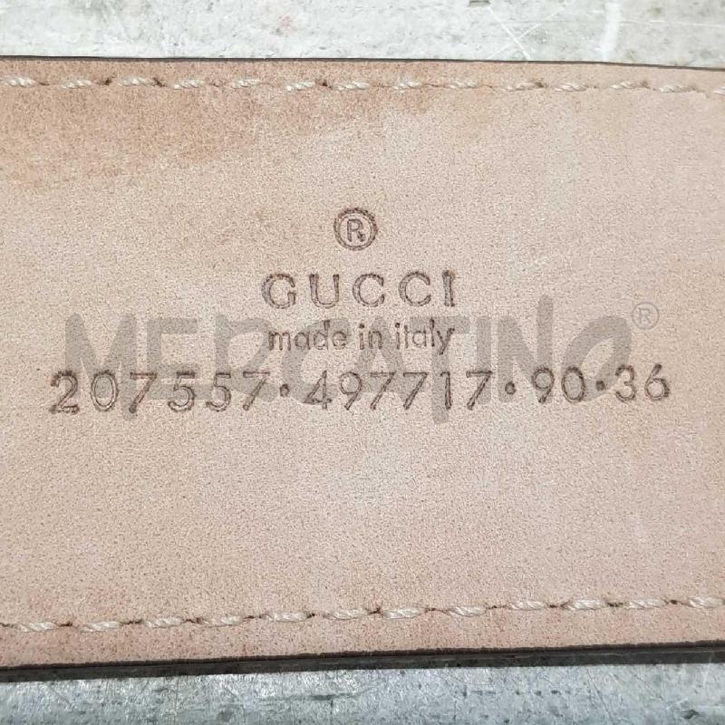 INTURA D GUCCI FIBBIA HEART CREST DORATO  | Mercatino dell'Usato Civitavecchia 4