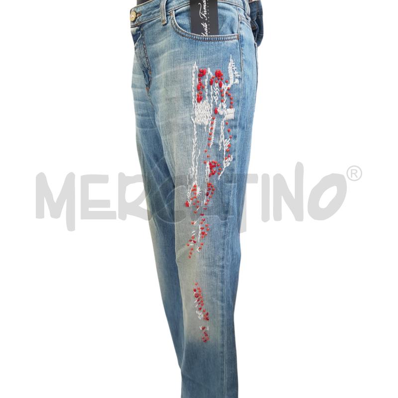 JEANS D GAI MATTIOLO BLU EST APPLI PERLINE | Mercatino dell'Usato Civitavecchia 2