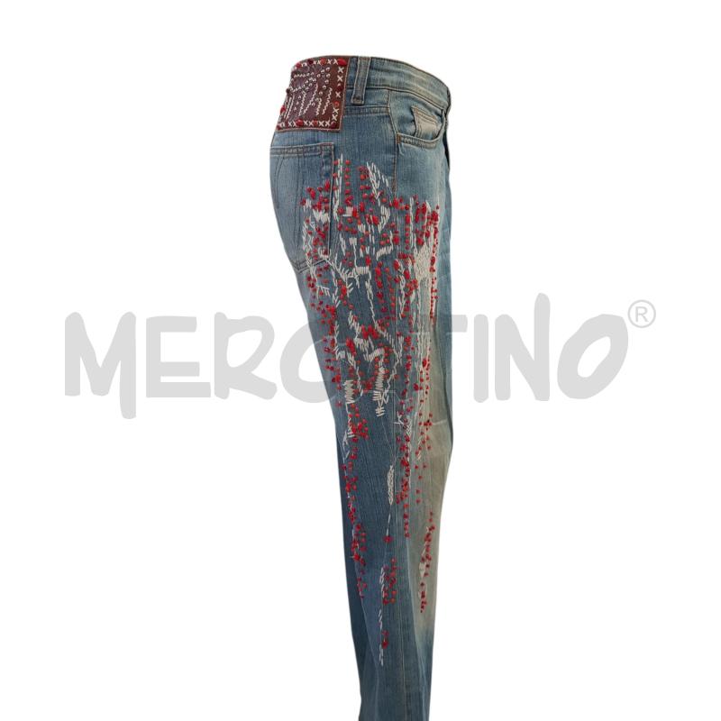 JEANS D GAI MATTIOLO BLU EST APPLI PERLINE | Mercatino dell'Usato Civitavecchia 3