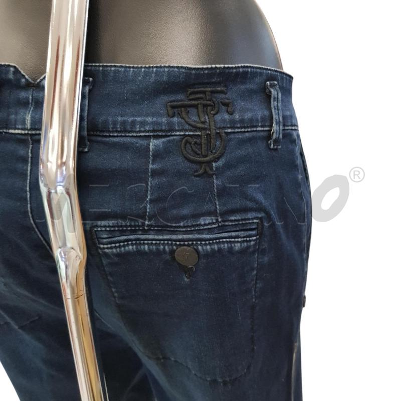 JEANS D TWIN SET SLIM CHINO BLU SCURO | Mercatino dell'Usato Civitavecchia 3