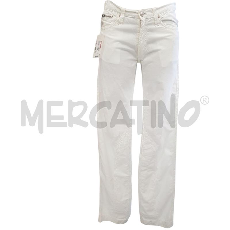 JEANS D VERSACE BIANCO COTONE | Mercatino dell'Usato Civitavecchia 1