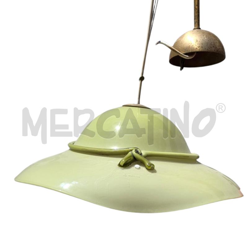 LAMPADARIO LA MURRINA ANNI 70 VETRO  | Mercatino dell'Usato Civitavecchia 1