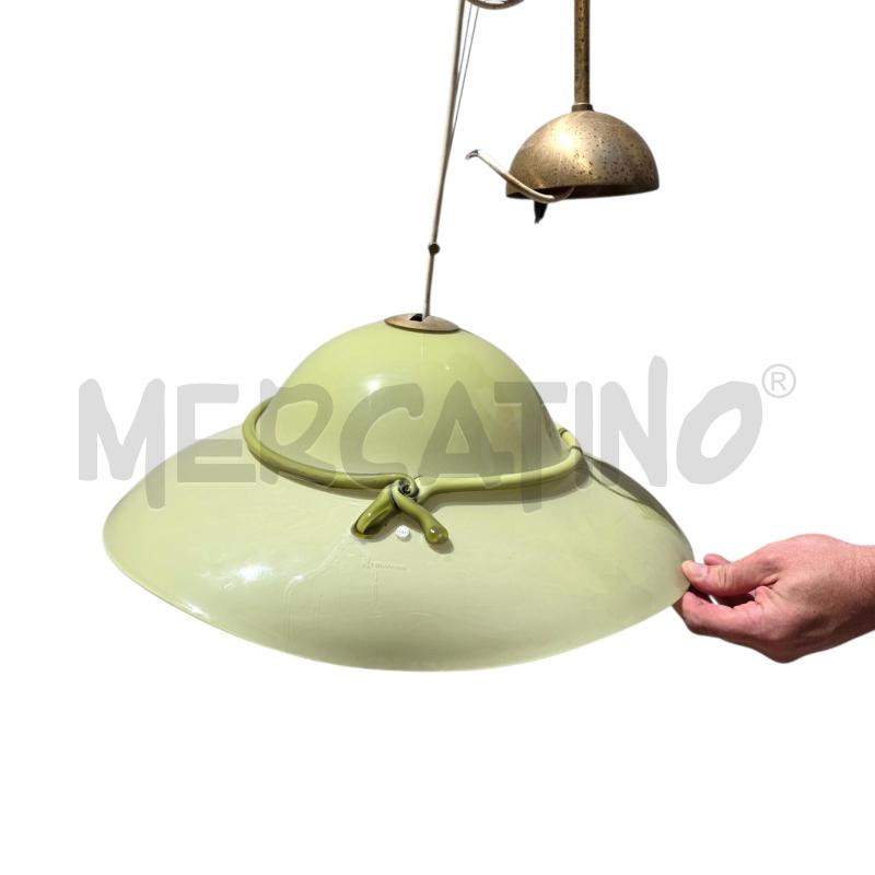 LAMPADARIO LA MURRINA ANNI 70 VETRO  | Mercatino dell'Usato Civitavecchia 4