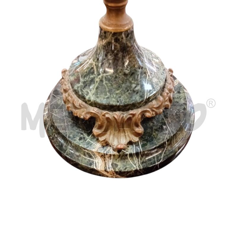LAMPADA OTTONATA BASE MARMO NERO  | Mercatino dell'Usato Civitavecchia 3
