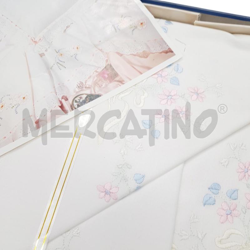 LENZUOLO MATRIMONIALE FIORI ROSA FIOCCHI | Mercatino dell'Usato Civitavecchia 2
