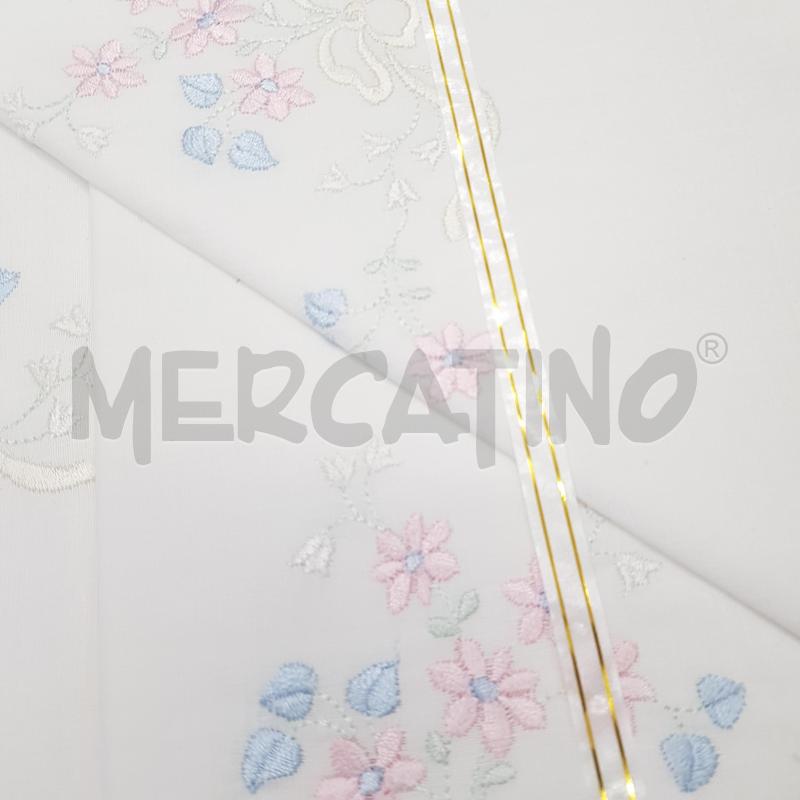 LENZUOLO MATRIMONIALE FIORI ROSA FIOCCHI | Mercatino dell'Usato Civitavecchia 3