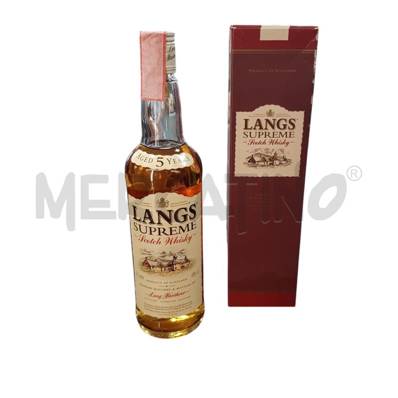 LIQUORE LANGS SUPREME  WHISKY + SCATOLA | Mercatino dell'Usato Civitavecchia 1