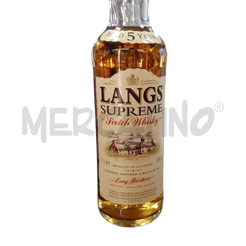 LIQUORE LANGS SUPREME  WHISKY + SCATOLA | Mercatino dell'Usato Civitavecchia 2