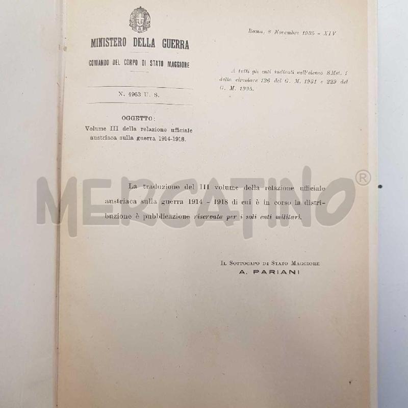 L' ULTIMA GUERRA DELL'AUSTRIA-UNGHERIA 1914-1918 VOL.3 | Mercatino dell'Usato Civitavecchia 4
