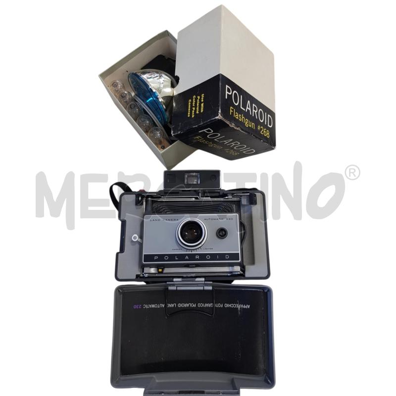 MACCHINA FOTOGRAFICA POLAROID 230+KIT FLASH | Mercatino dell'Usato Civitavecchia 1