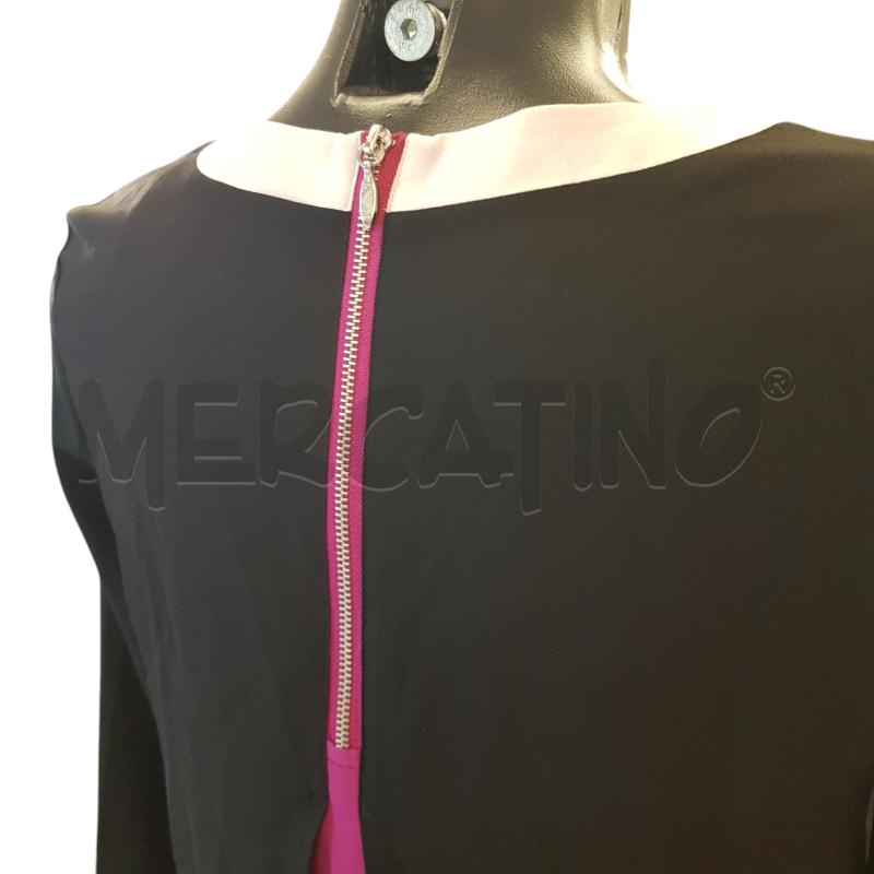 MAGLIA D ARMANI JEANS NERA VIOLA ACETAT | Mercatino dell'Usato Civitavecchia 3