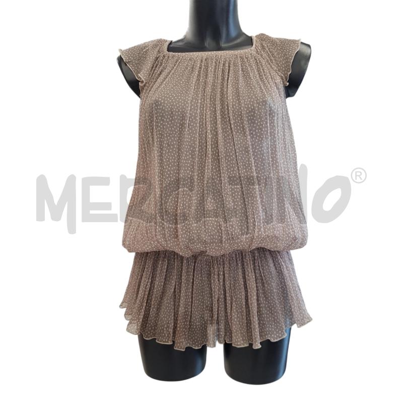 MAGLIA D BIBLOS SETA BEIGE VELATA POIS BIA | Mercatino dell'Usato Civitavecchia 1