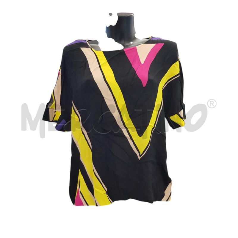 MAGLIA D MANILA GRACE NERA ACE GEOMETRICO MULTI COL | Mercatino dell'Usato Civitavecchia 1