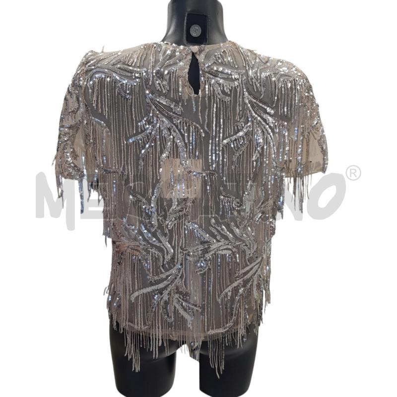 MAGLIA D TENSIONE IN RETE PANNA FULL PAILLETTEES ARG  | Mercatino dell'Usato Civitavecchia 3