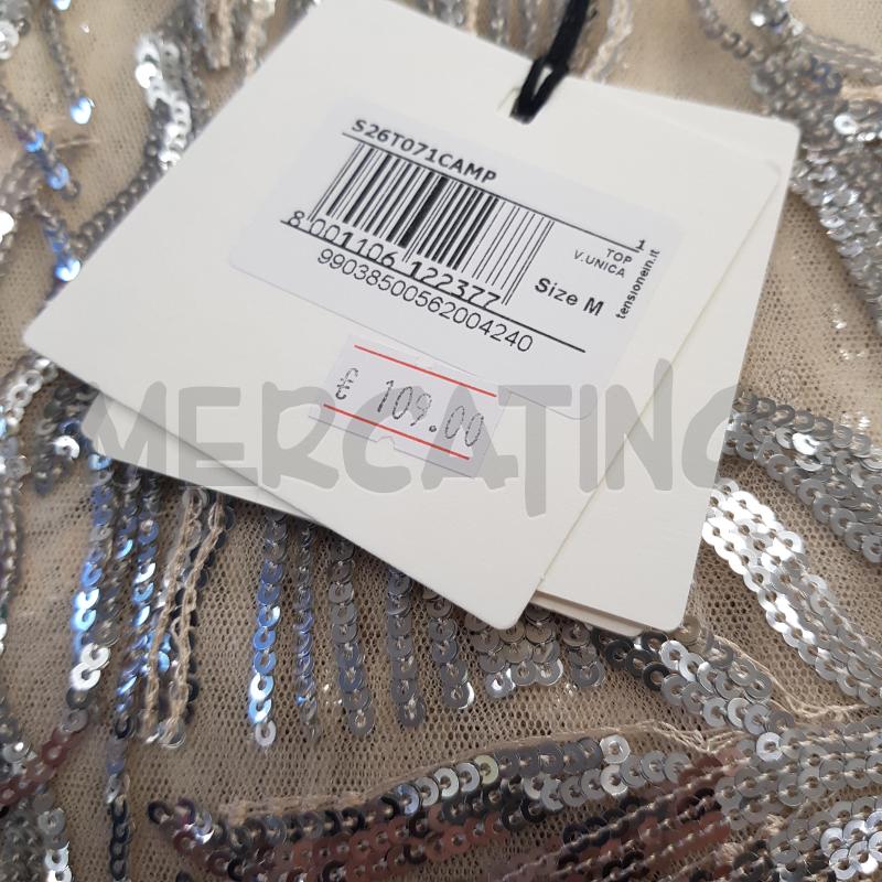 MAGLIA D TENSIONE IN RETE PANNA FULL PAILLETTEES ARG  | Mercatino dell'Usato Civitavecchia 5