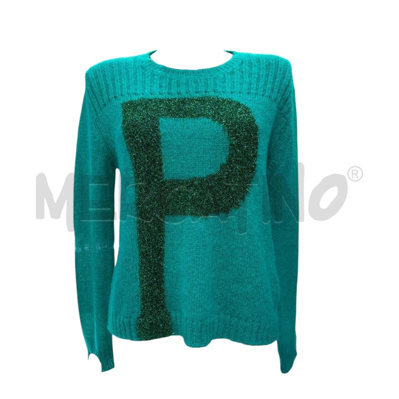 MAGLIONE D PINKO VERDE ML P MYLOR IN TONO | Mercatino dell'Usato Civitavecchia 1
