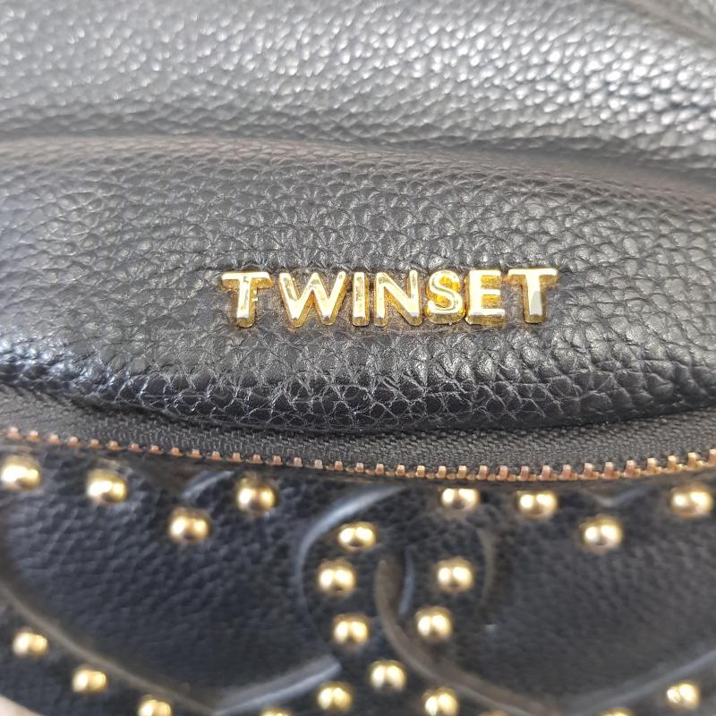 MARSUPIO D TWIN SET NERO APPLI CUORI  BORCHIETTE ORO | Mercatino dell'Usato Civitavecchia 3