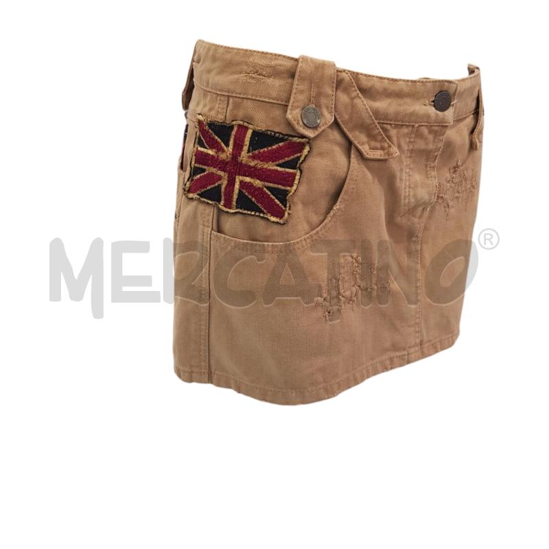 MINI GONNA PINKO GABARDIN BEIGEPATCH | Mercatino dell'Usato Civitavecchia 2