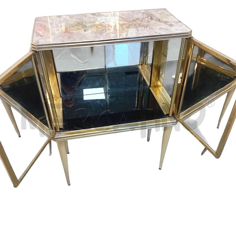 MOBILETTO DECORO FIORI MID CENTURY | Mercatino dell'Usato Civitavecchia 4