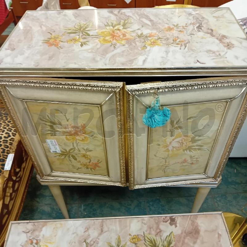 MOBILETTO DECORO FIORI MID CENTURY | Mercatino dell'Usato Civitavecchia 5