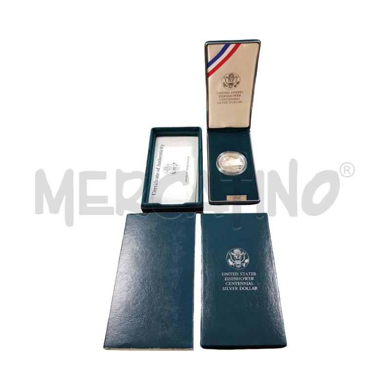 MONETA U.S.A SILVER DOLLAR CENTENARIO EISENHOWER | Mercatino dell'Usato Civitavecchia 1