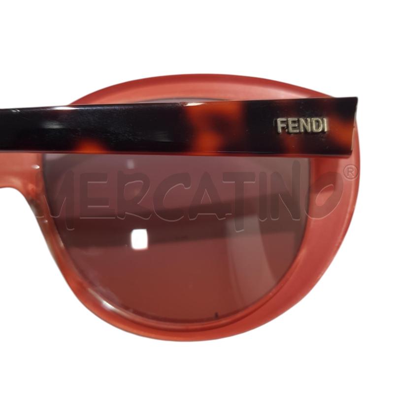 OCCHIALI D FENDI CORALLO ANIMALIER  | Mercatino dell'Usato Civitavecchia 3