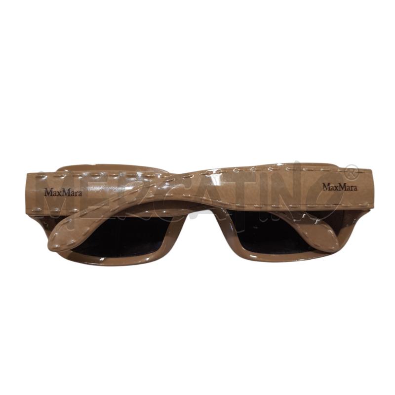 OCCHIALI D MAX MARA BEIGE STECCHE IMPUNTURE | Mercatino dell'Usato Civitavecchia 2