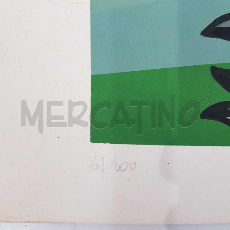 OPERA GRAFICA CAVALLI NEI MONTI 50X70 | Mercatino dell'Usato Civitavecchia 2