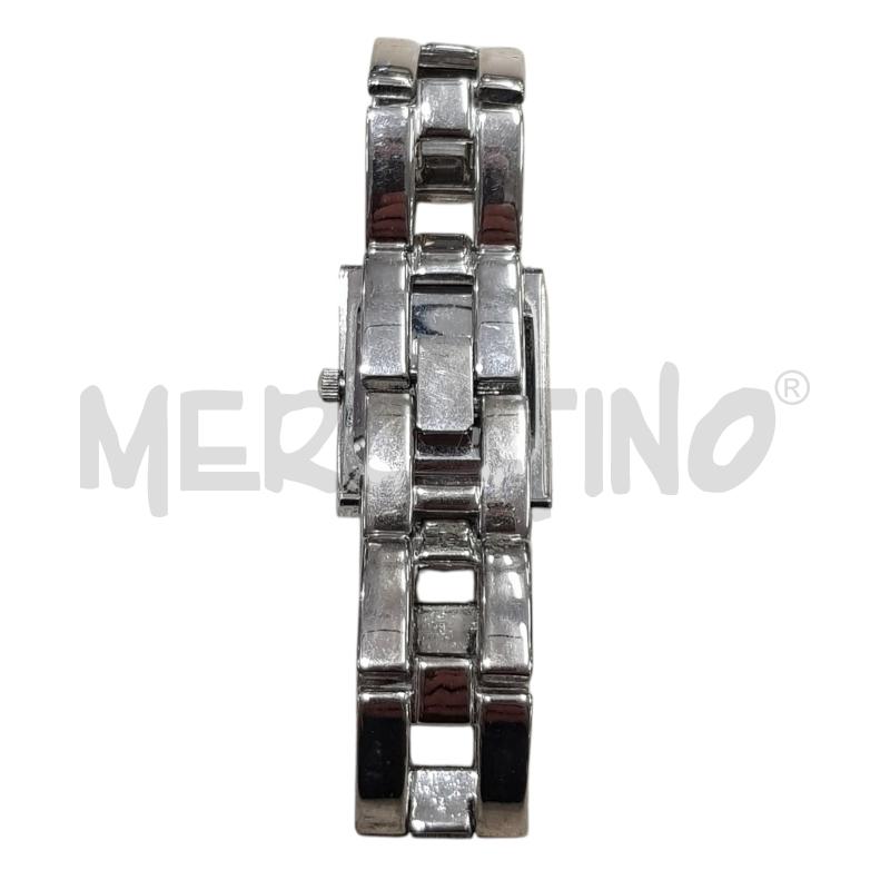 OROLOGIO DA POLSO GUCCI ACCIAIO QUADR NERO | Mercatino dell'Usato Civitavecchia 2