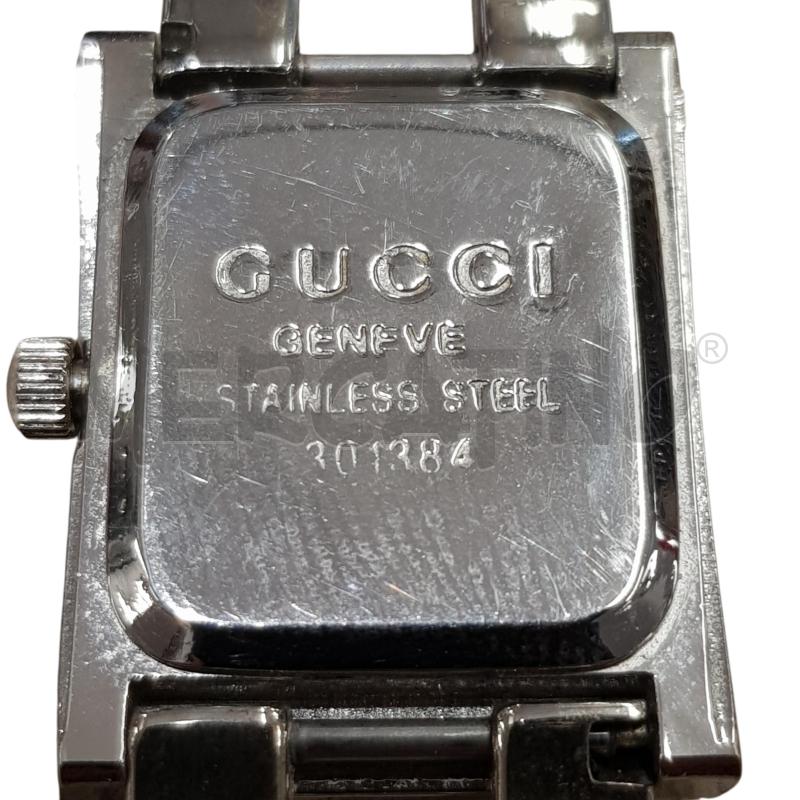 OROLOGIO DA POLSO GUCCI ACCIAIO QUADR NERO | Mercatino dell'Usato Civitavecchia 4
