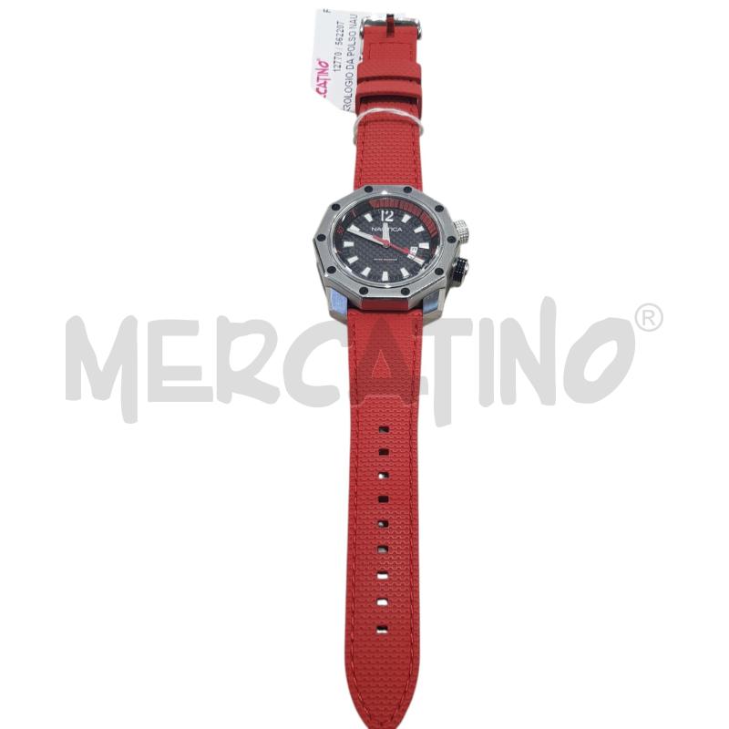 OROLOGIO DA POLSO NAUTICA ROSSO | Mercatino dell'Usato Civitavecchia 1