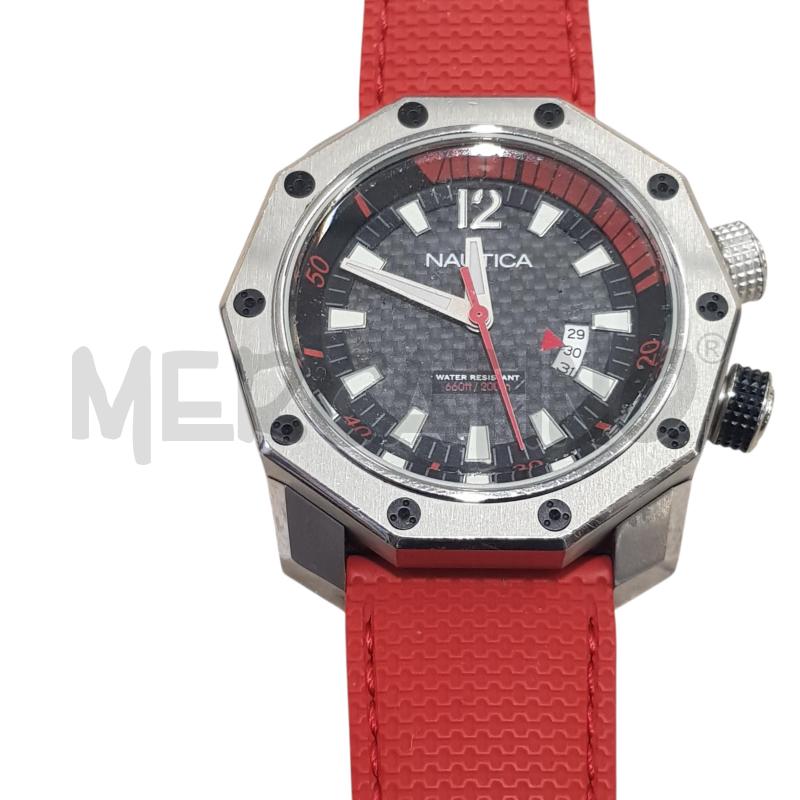 OROLOGIO DA POLSO NAUTICA ROSSO | Mercatino dell'Usato Civitavecchia 2